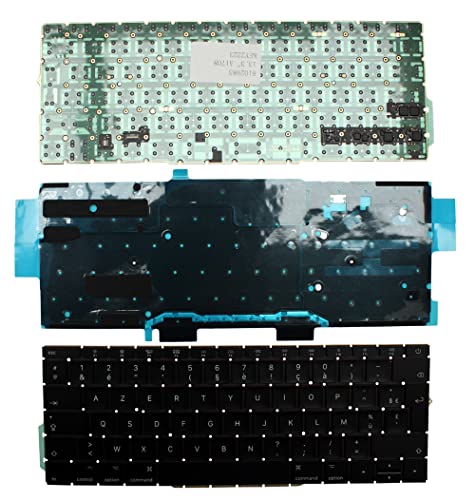 Clavier de remplacement pour MacBook Pro 13 Late 2016 réparer les touches usées noir