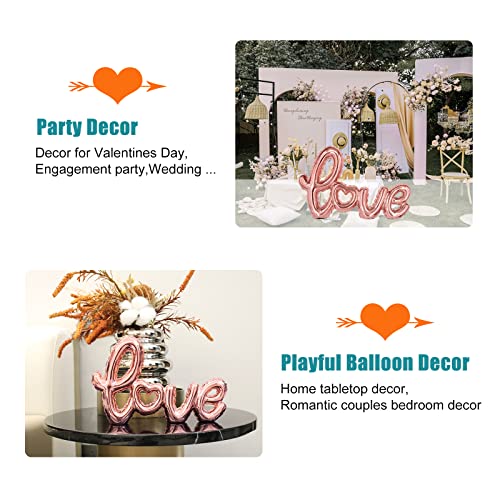 Small Light Pink Love Signs Letters For Home Decor - Sweet Love Signs Art Sculpture Tabletop Decorations For Valentines Day Table Decorations And Anniversary&Wedding Engagement Party Gift For Couples #TOP6