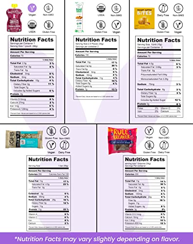 Vegan Gluten Free Dairy Free Valentine's Day Gift Healthy Snacks: Variety Of Premium Vegan Gf Snacks For A Vegan Gift Basket, Vegan Care Package, Or Gluten And Dairy Free Snacks Gift Basket #TOP7