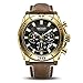 Produktbild Armbanduhren Herren Gold Business Quarz Armbanduhren Chronograph Leuchtfunktion Auto Kalender