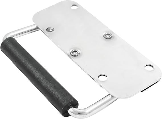 Litoexpe 2pcs Silver Spring Loaded Folding Handle