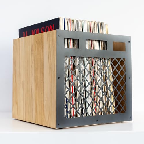Keep Them Spinning - Caja para Vinilos | Estantería para Discos d...