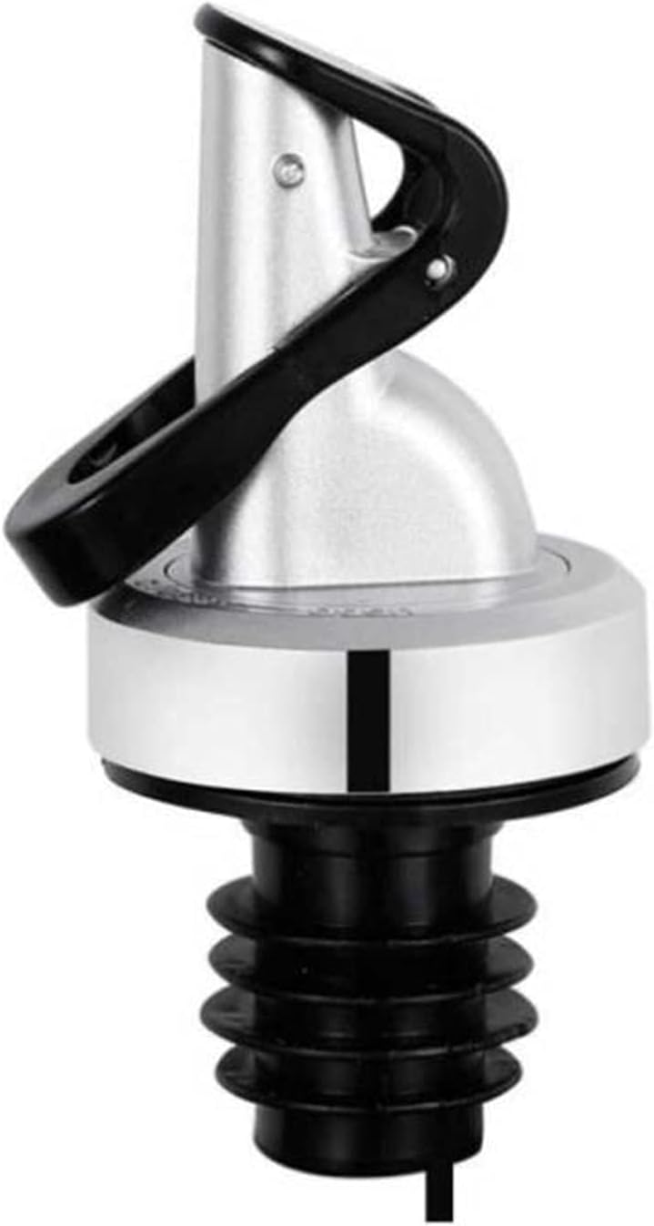 Liquor Pourer Speed Pourer New Olive Oil Sprayer Liquor Dispenser Wine Pourers Oil Bottle Stopper Lock Plug Flip Top Stopper Wine Pourer Kitchen Bar Tool (Color : Gold) (Gold)