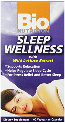 Bio Nutrition Sleep Wellness With Wild Lettuce Vegi-Caps, 60 Count #TOP2