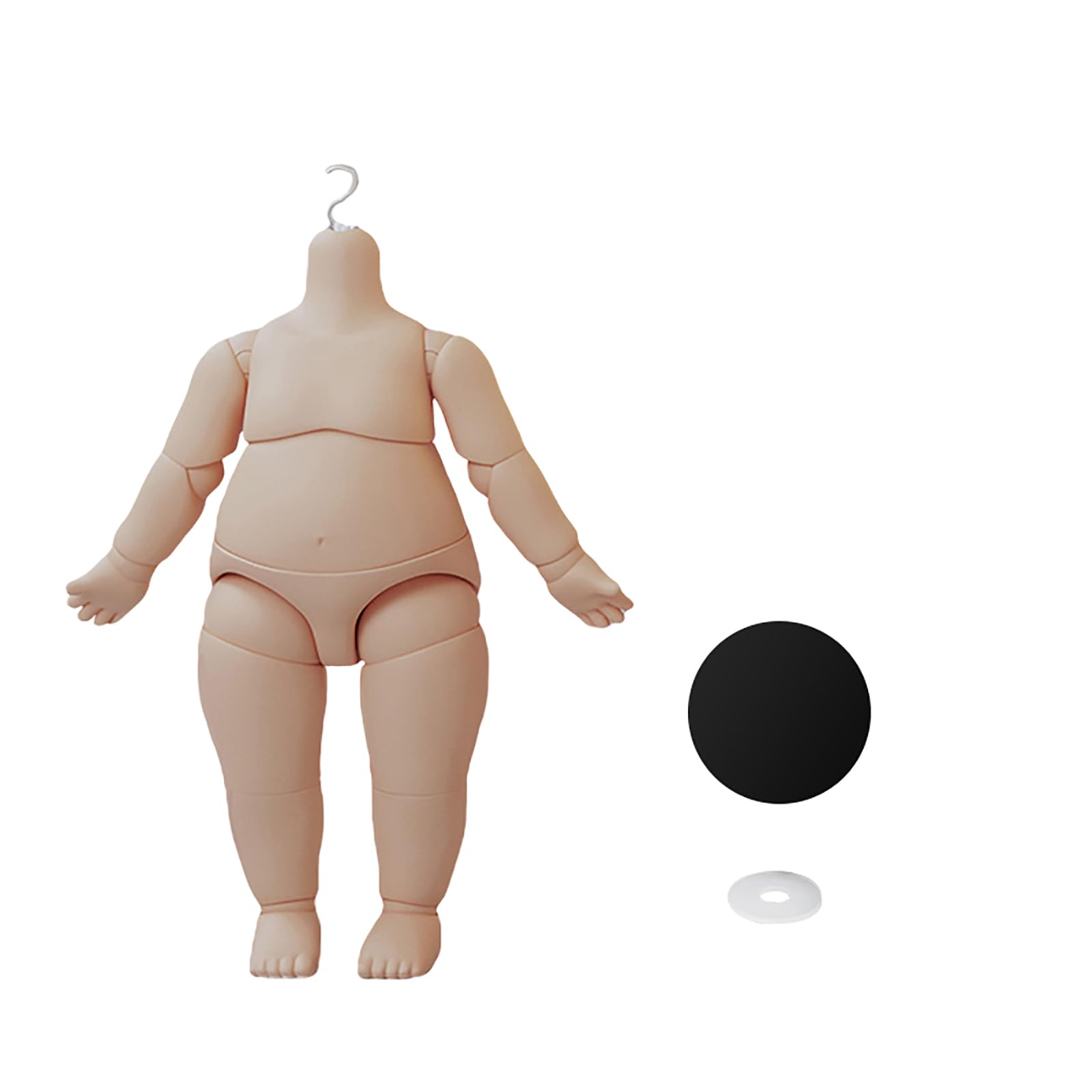 YMY DOLL Big pear-Shaped Doll Body Small 1/6 Size S-Hook para BJD