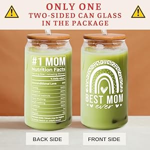 Giftsformomfromdaughtersonbirthdaymothersdaychristmasmomgiftsforwifehergiftideasformamamothergiftfornewmomsmothers16oz2sidedcanglass Urban Country Home Decor Gifts for mom from daughter son birthday mothers day christmas mom gifts for wife her gift ideas for mama mother gift for new moms mothers 16 oz 2 sided can glass urban country home decor