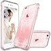 iPhone 6 / 6S Case, MASCHERI [Zen Series] Scratch Resistant [White Henna Mandala Floral Lace Design] TPU Bumper Clear Back Panel Hybrid Protective Case Cover for Apple iPhone 6 / iPhone 6S - Clear
