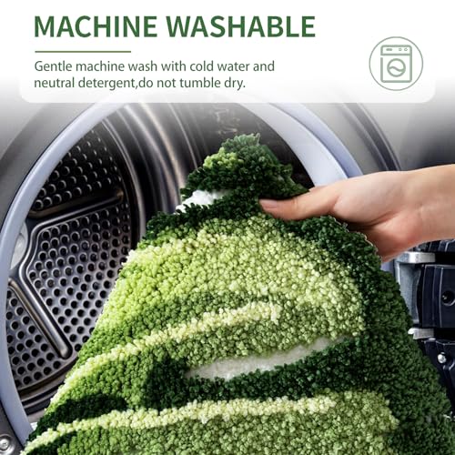 Tapis de douche Monstera végétal : créez une ambiance jungle douce et déco dans votre salle de bain - 7