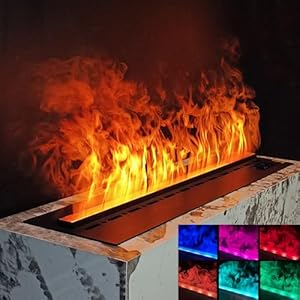 Generisch Generic 3D-Dampfkamin-Einsatz 100 cm