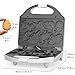 SugarWhisk Dinosaur Mini Waffle Maker for Kids, Mini Pancake Maker Machine for Halloween, 8 Different Shaped Dinos in Minutes, Electric Non-Stick Waffle Iron, White