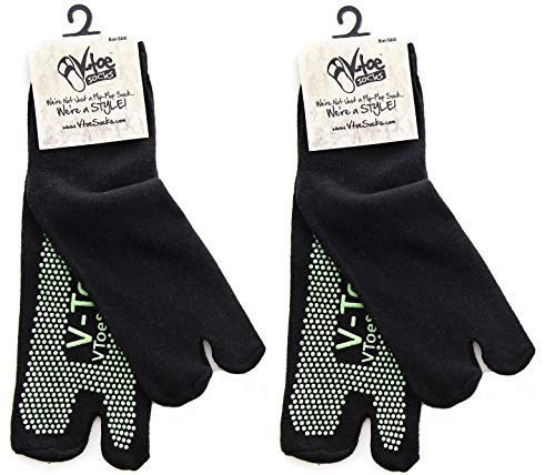 V-Toe Non-Slip Flip-Flop Socks - Tabi Split Toe Socks for Women & Men Size - Unisex Toes Separated Yoga Socks2
