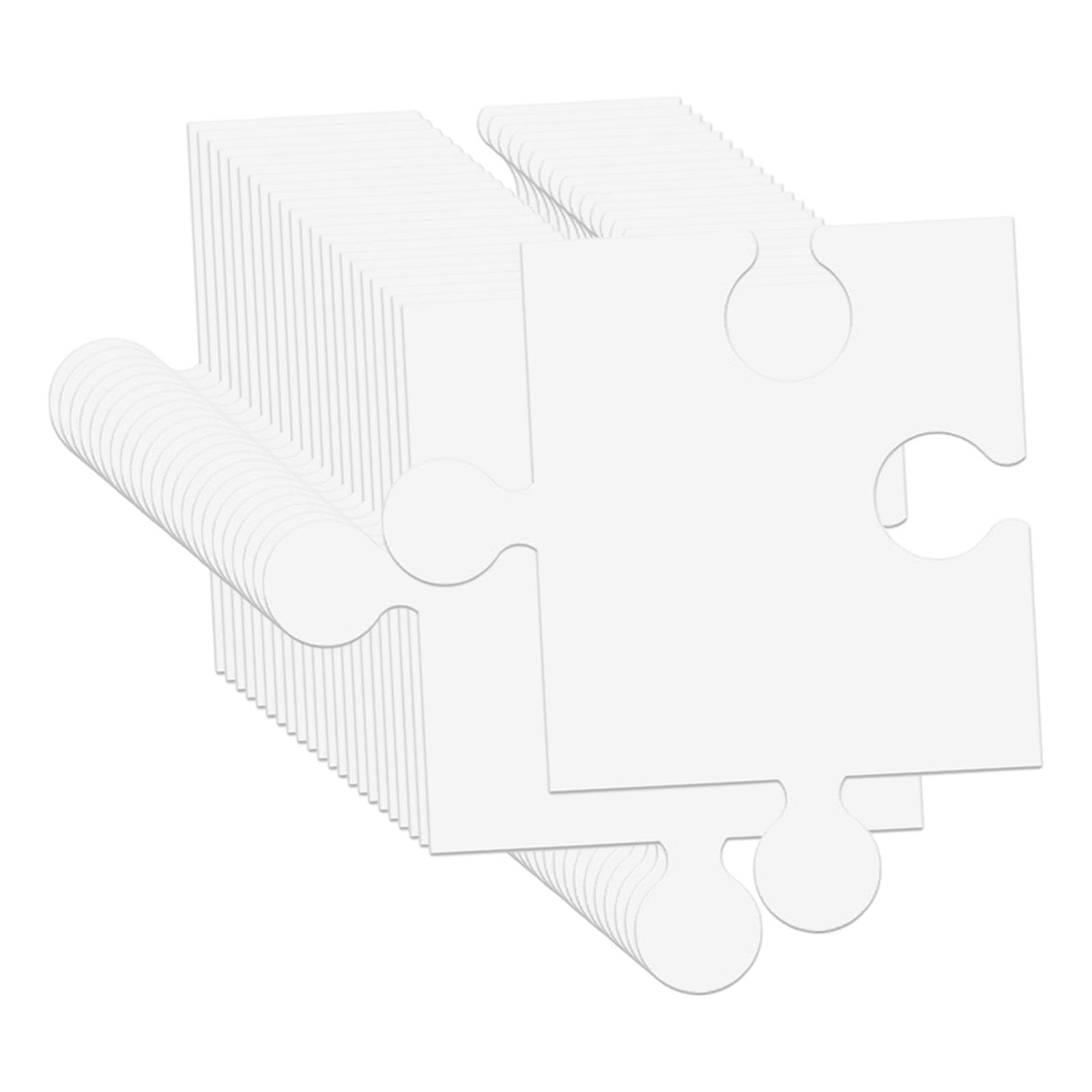 Harilla 24 weiße, Leere Puzzles aus Karton (30,5 x 28 cm) für und Erwachsene – Bastelvorlagen