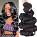 Gabrielle Body Wave (12" 14" 16") Brazilian Hair Weave Bundles for Women (Natural Black, 300g) Brazilain Hair Wavy 100% Unprocessed Brazilian Human Virgin Hair Weave Extension