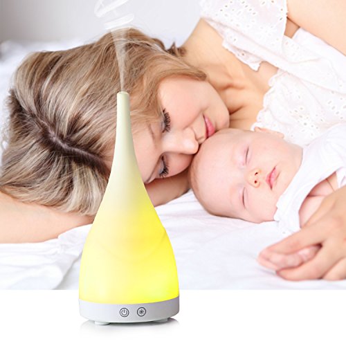 Sensky Aromatherapy Essential Oil Diffuser 100ml Aroma Diffuser Ultrasonic Cool Mist Humidifier with 7 Color LED Lights Waterless Auto Shut-Off Function - Image 5