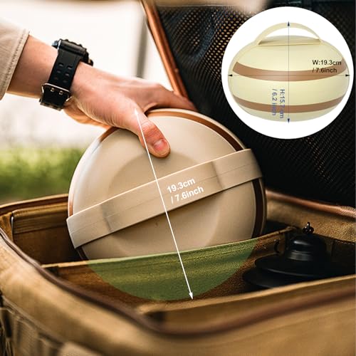 image for shopwithgreen Camping Dishes Picnic Set, Camping Plates Cups and Bowls