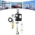 1100lb Electric Hoist, 3 in 1 Electric Hoist Winch with Wireless Remote Control & Corded Controller 110V Portable Winch Cranefor Factories,Warehouses,Garages,Building Sites,Etc (Black)