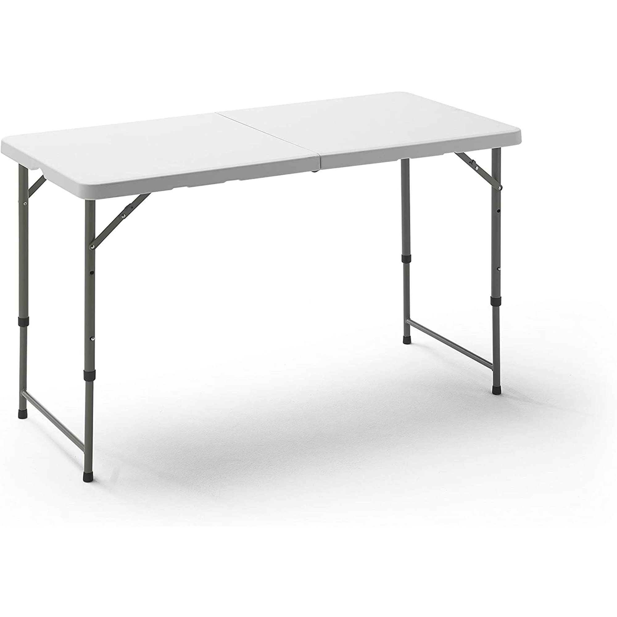 WELL HOME MOBILIARIO & DECORACIÓN Wielofunkcyjny składany stół z regulacją wysokości 120 x 60 x 52.4-74 cm Kompaktowy system składania i uchwyt do przewijania