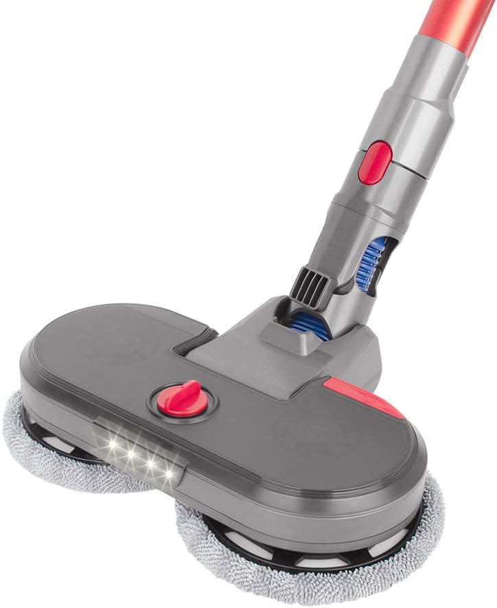 E.LUO High Efficiency Cleaning Head for Dysons V7 V8 V10 V11 Vacuum Cleaners Dry and Wet Mop Head with Wate…