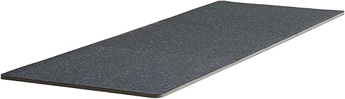 Miniatura 4 de VEVOR Suelo de gimnasio de 0.56 pulgadas, 100 pies cuadrados, 25 azulejos para gimnasio en casa, parte superior de goma con espuma EVA de alta