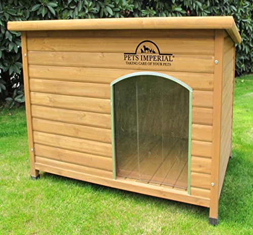 Pets Imperial® Norfolk Chenil Isolé En Bois Grande Taille Chien Avec Plancher Amovible Pour Un Nettoyage Facile B
