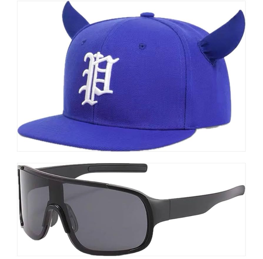 ピラフ星人 なりきりキャップ 帽子 サングラス ブルー 2350