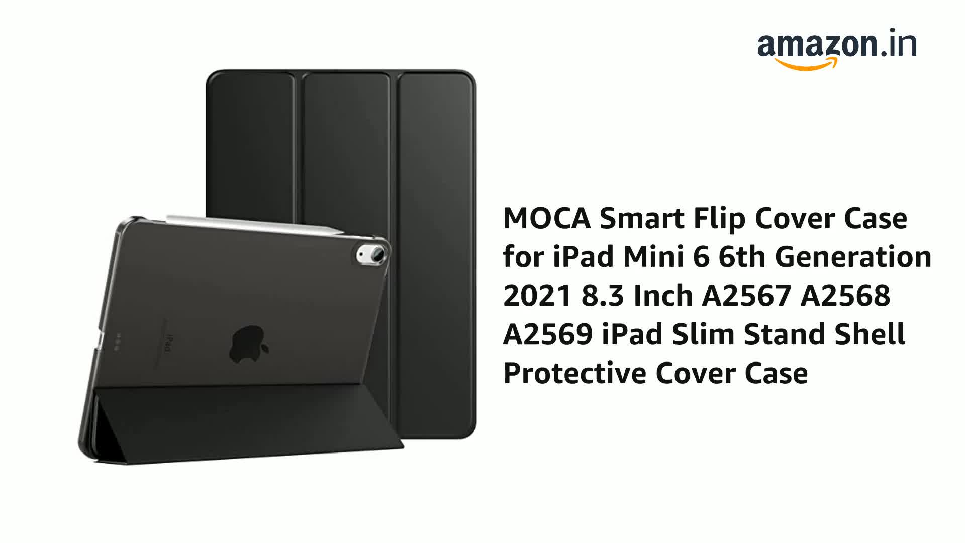 MOCA Smart Flip Case for iPad mini 7 2024 & iPad mini 6 2021 8.3