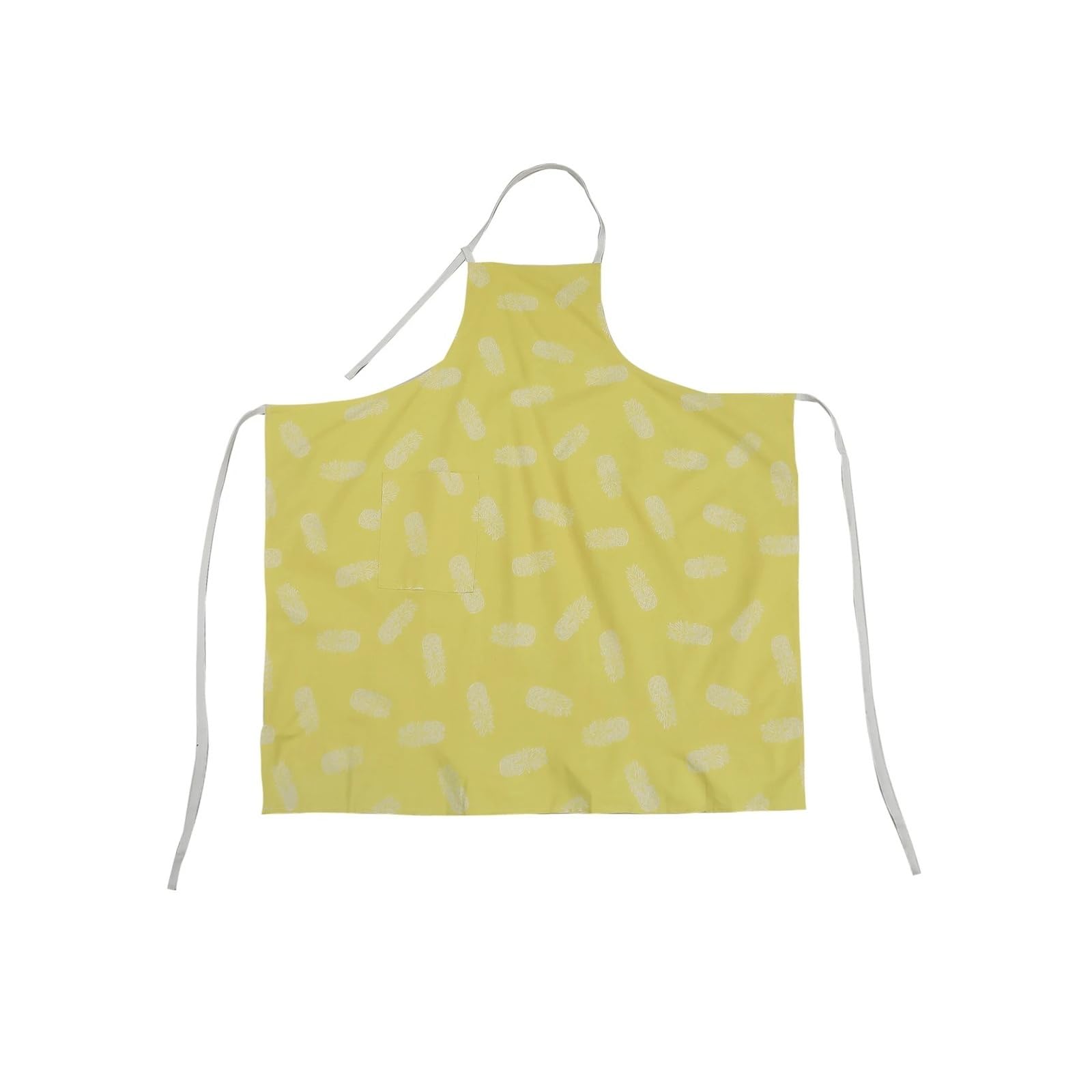 Schürze Sommerdruck-Küchenschürze aus Baumwollleinen mit Tasche for Männer und Frauen, ärmellose Koch- Arbeitsschürze for das Restaurantcafé
