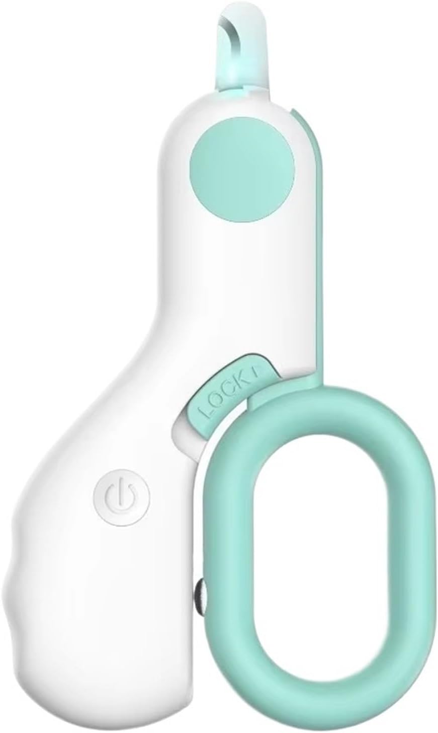 Professional Pet Nail Clippers with Adjustable Hole Cat Dog Nail Clipper Cutter Pet Claw Trimmer Puppy Kitten Care Grooming Tool(Green-TTJ)