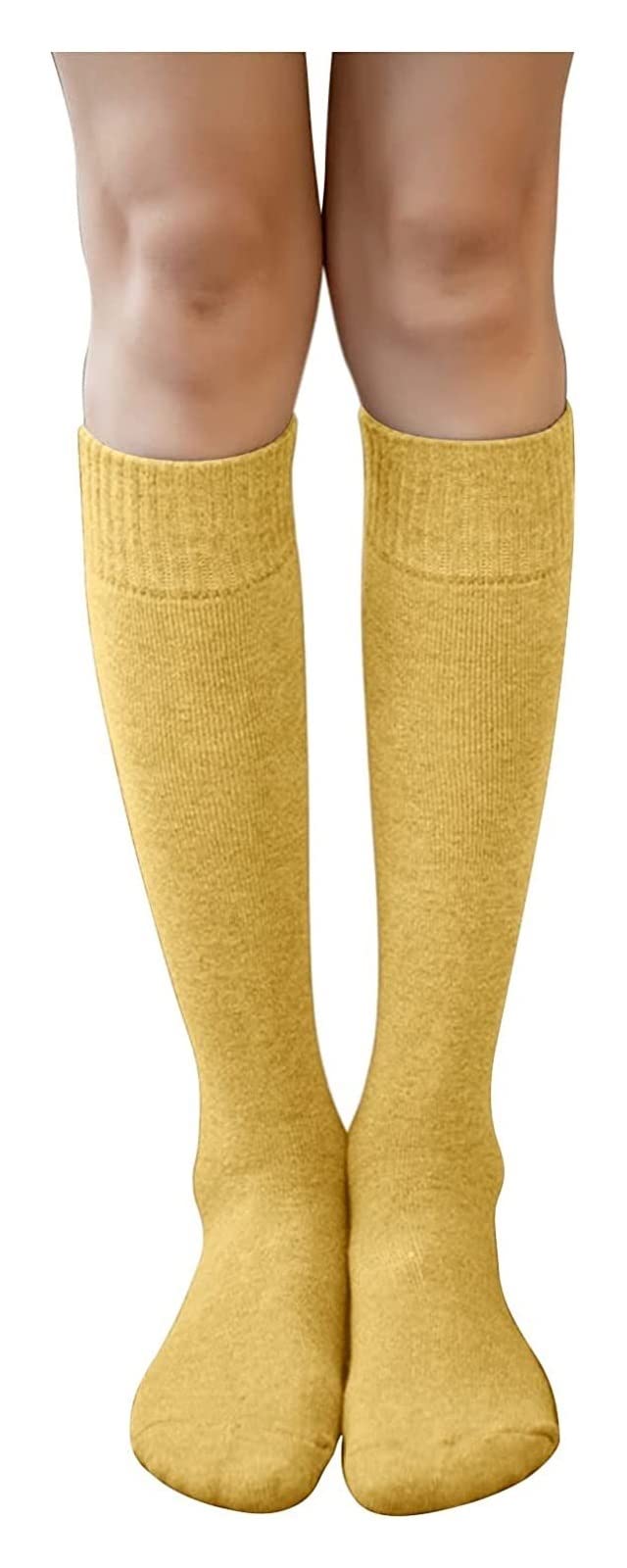 Wintersocken Bettsocken Modesocken Lange Oberschenkelstrümpfe, Overkneestrümpfe, Kniestrümpfe Frauen Mädchen Socken Warme Flauschige Socken