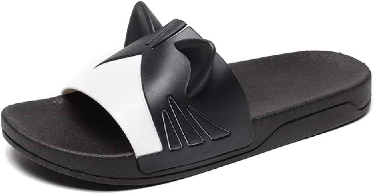 Elais J Women's Animal Cat Ear Bath Shower Indoor & Outdoor Slide Sandal