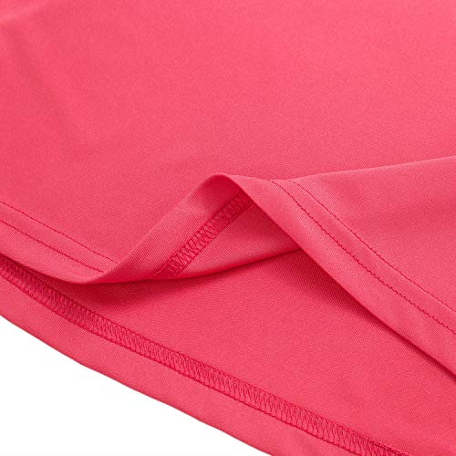 2X Womens Light Weight Plus Size Raglan Long Sleeve Knit Dry Fit Performance Sport T Shirt Pink 2XL
