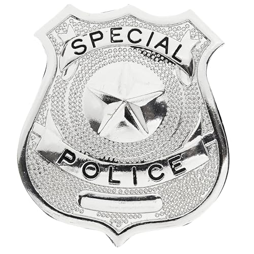 Widmann 3302A Police Badge, Silver, Standard Size
