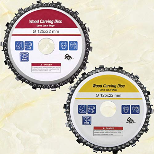 NICEXMAS 5 Polegadas 2 Pcs Moldar Disco de Escultura Em Madeira Disco de Lixar Disco de Lixar Abrasi