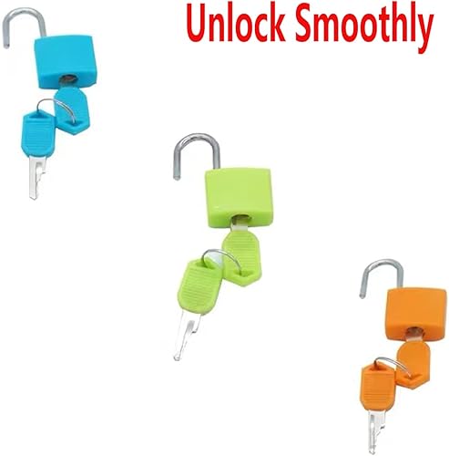 Miniatura 10 de Candado de bronce de estilo antiguo vintage de 3 piezas, pequeño candado de metal estilo arcaize, con llave para caja de joyería, caja de