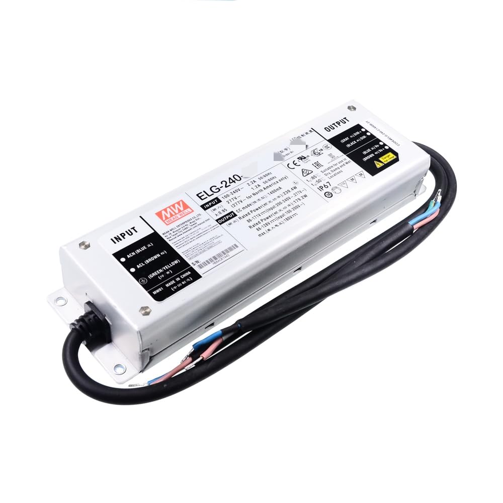 Mean Well ELG 240W 10A LED Driver ELG-240-24A-3Y