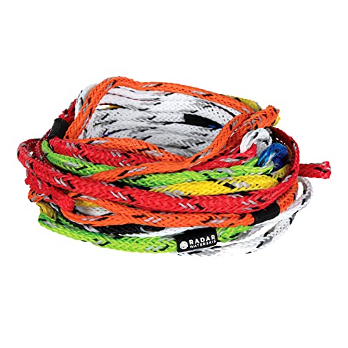 Radar Vapor Knotless 9-Section Mainline Waterski Rope, Tournament Colors