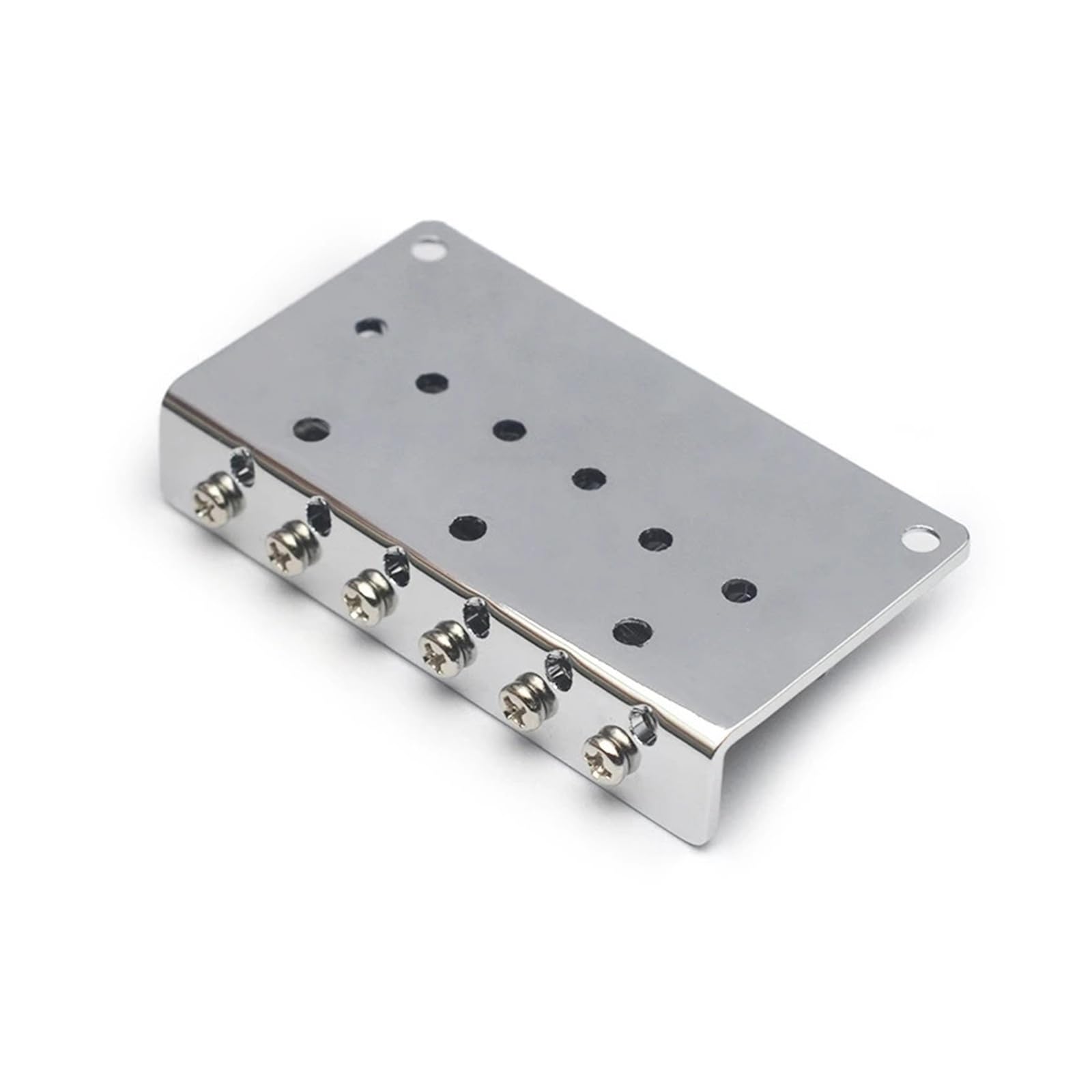 Ponte for chitarra 12 corde Ponti for chitarra fissi 73x40,3mm(Silver)