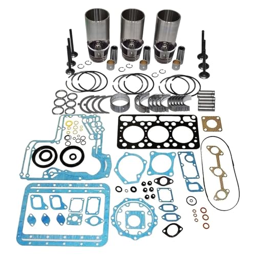 Kit de reconstrucción D850 compatible con motor Kubota B1550HST B6200D B6200E Tractor KH35 Compatible con miniexcavadora Repuesto