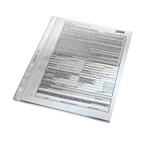 Leitz 4740-00-03 Prospekthlle extrastark, A4, PP, genarbt, 0,13 mm