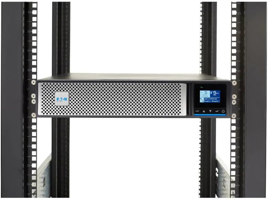 Eaton 5PX2000RTG2 1950VA/1950W Line-Interactive Sine Wave UPS, 120V, 7 Outlets (6 5-20R, 1 L5-20R), 2U Rack/Tower, LCD, Network Card Option, ACE 3 Year Warranty Included