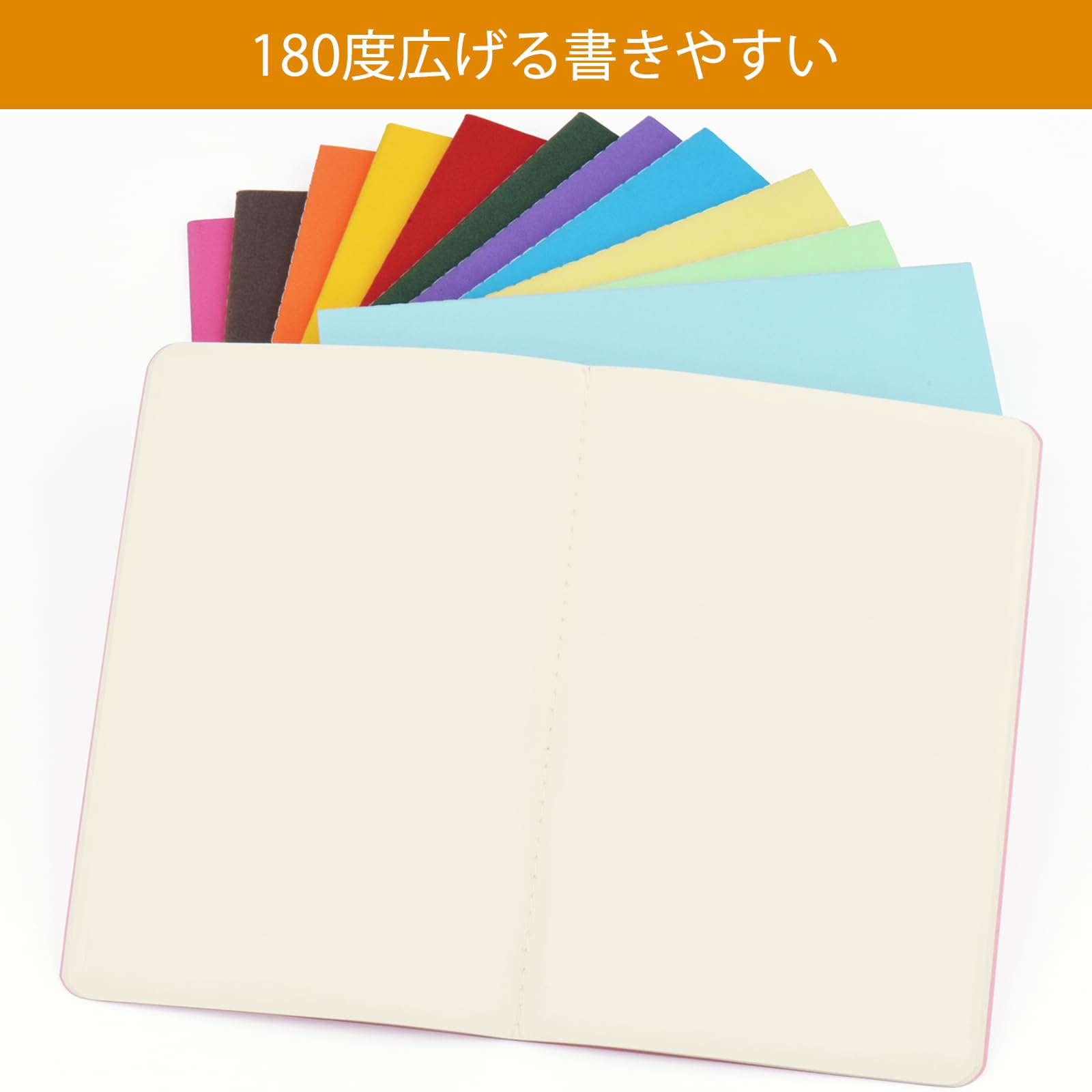 A5 無地 ノート 12冊 Amazon.co.jp: ZCZN カラーノート A5 12冊セット 12色 無地 糸綴じ 30
