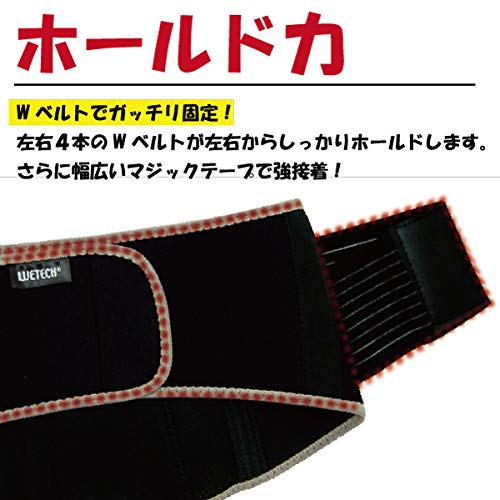 Amazon | WETECH 腰サポーターS/M・M/L 補正ベルト 伸縮性 コルセット