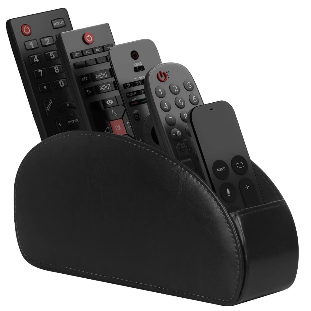 WUZIA 5 Grid PU Organizer for Remote Control Phone and TV Holder Desk Storage Box (2010.57cm) - Image 3