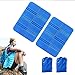 Sitzkissen Outdoor 2 Stücke sitzkissen faltbar, Faltbares Sitzkissen, Thermo Sitzkissen, Sitzkissen Wasserdicht, Sitzunterlage Isolierende, für Outdoor Garten Camping Picknick Wander (Blau)
