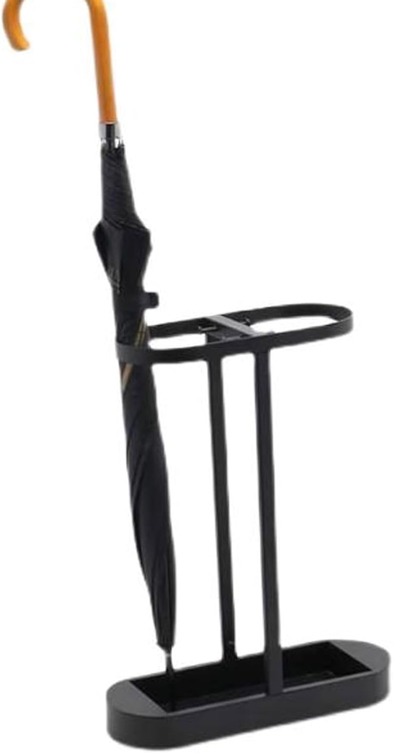 Umbrella Holder Entryway Minimalist Umbrella Rack With Drip Tray and Hooks, Tall Short Organizer Storage , Space Saving Free-Standing Stands For Entryway Home Office Indoor Umbrella Stand Rack