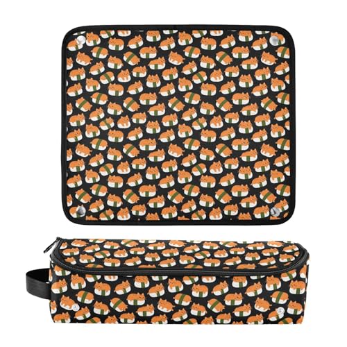 Bolsa de viaje para herramientas de cabello y estera resistente al calor para planchas y rizadores miniatura 3