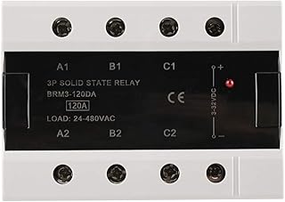 Solid State Relay Load 24-480VAC Solid Module State Relays, Three Phase Solid State Relay 100DA/120DA (BRM3-120DA)