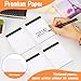 TianFukj 10 Stück Notizblock A7, Notizblock Klein, Liniert Schreibblock, Mini Notizbuch, Kleine Notizbücher Ersatzblöcke für Arbeit Studie Büro Schule Haushalt (30 Blatt Pro Blocks)