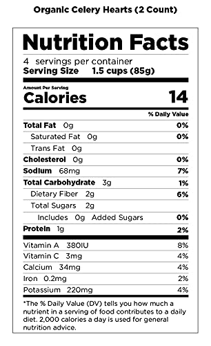 Organic Celery Hearts, 1 Bunch