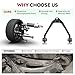 Front Upper Control Arm Suspension Kit Fit for 1999-2006 Chevy Silverado Sierra 1500 2000-2006 Suburban Yukon Tahoe 2002-2006 Avalanche Escalade with Ball Joint K80942 K80826-12 pcs